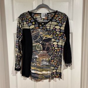 Colorful Geometric Women's Top